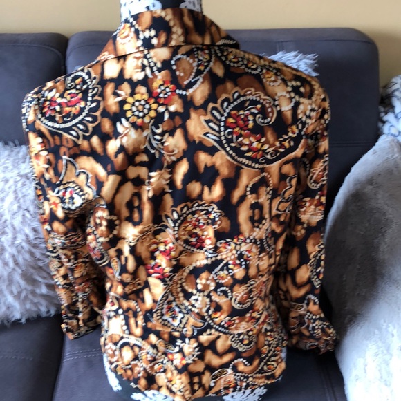 JONES NEW YORK Signature Button Down Shirt Size M - Picture 7 of 8